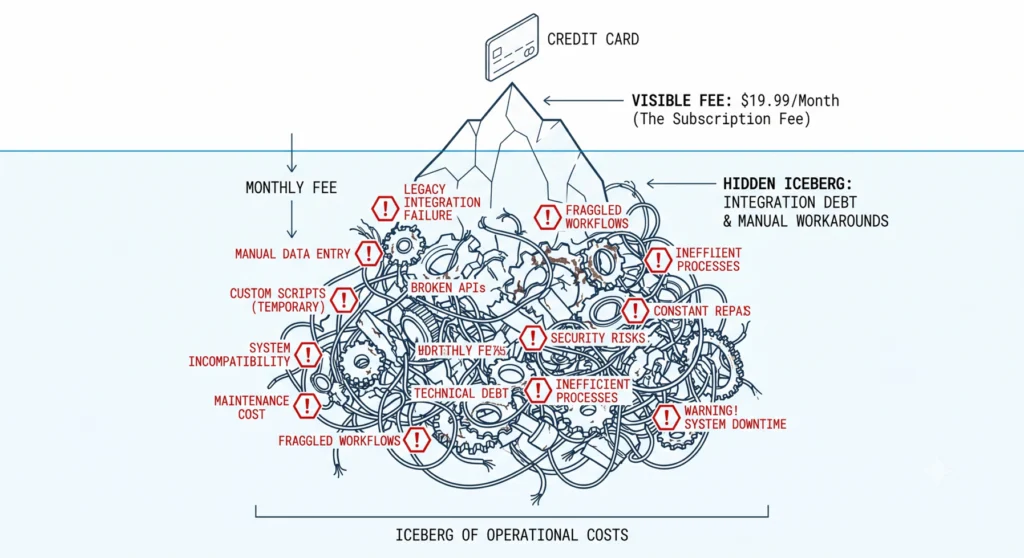 Escape the SaaS Trap Iceburg
